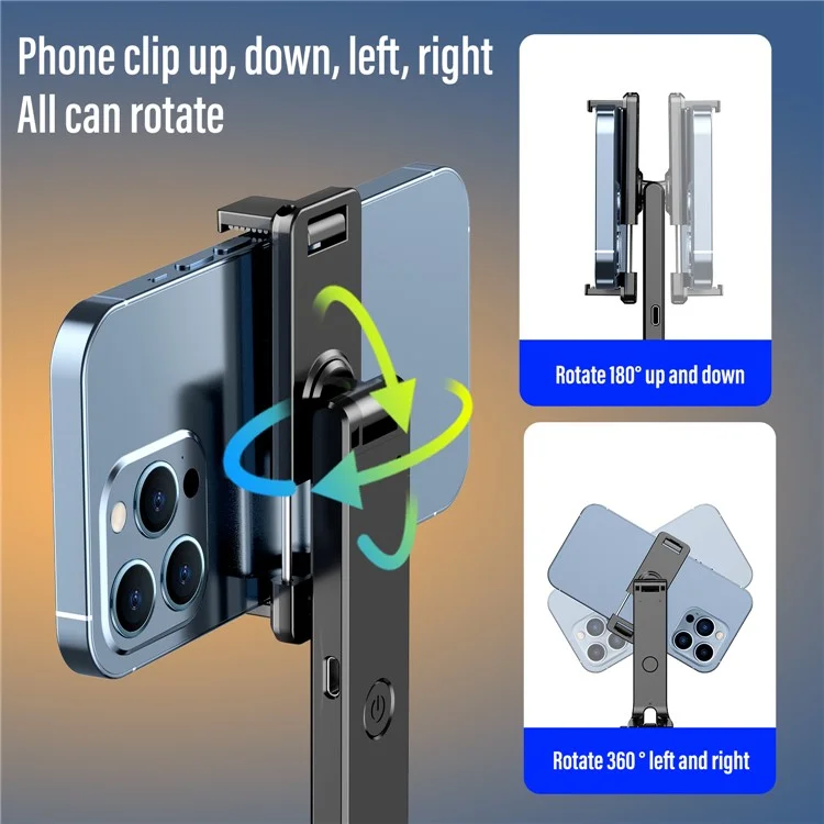 CL11 AI Suporte para Transmissão ao Vivo com Rastreamento Inteligente, Gimbal, Tripé e Bastão de Selfie Bluetooth