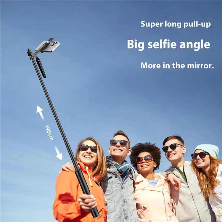 XIAOMI FUNSNAP A81S 1,9m Handstabilisator Selfiestick Bodenstativ für Smartphones und Kameras