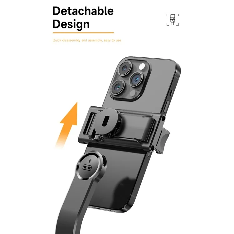 Q21S Mini Detachable Bluetooth-Compatible Selfie Stick Smartphones Extendable Tripod Stand with Fill Light
