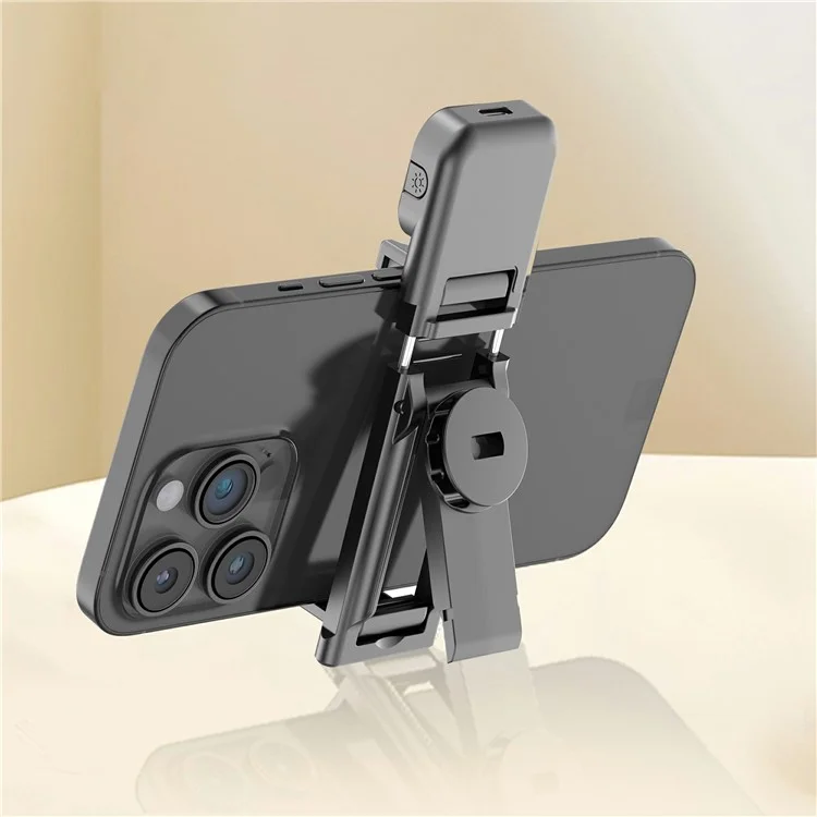 Q21S Mini Detachable Bluetooth-Compatible Selfie Stick Smartphones Extendable Tripod Stand with Fill Light