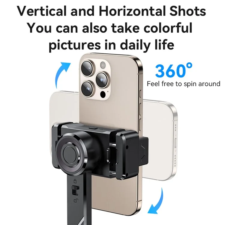 YESIDO SF28 Smartphone Gimbal Stabilizer Selfie Stick Bluetooth-Compatible Tripod with Remote Control