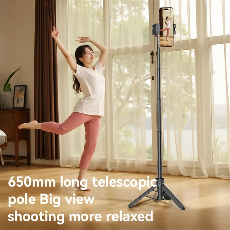 YESIDO SF26 5-dels udvidelig kuglehoved-gimbal klappbart stativ med koldsko