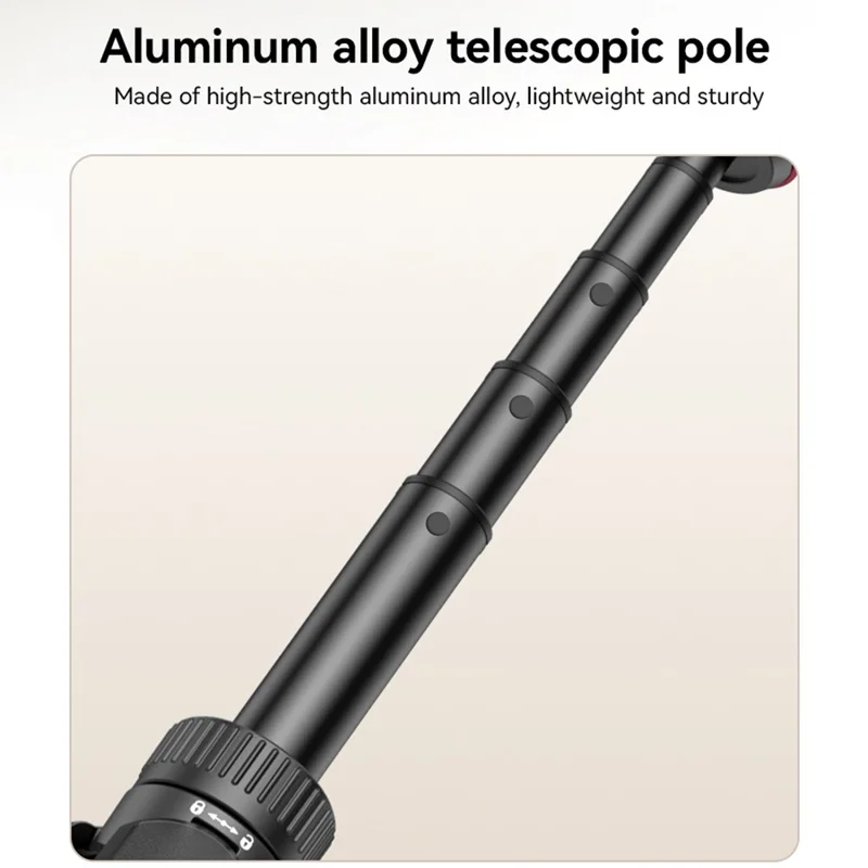 YESIDO SF26 5-dels udvidelig kuglehoved-gimbal klappbart stativ med koldsko