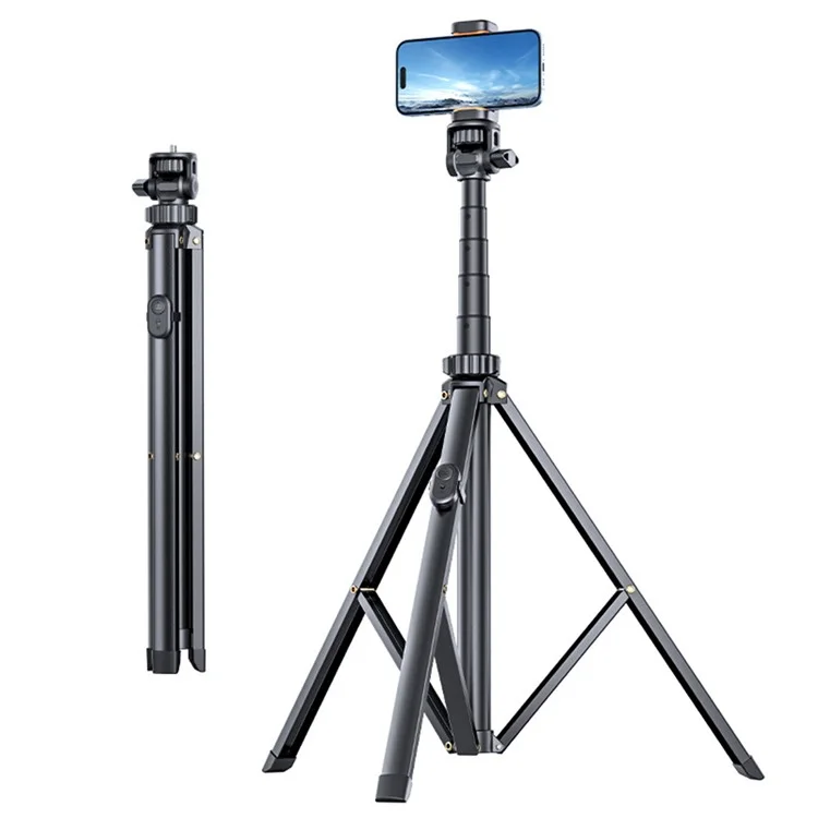 T01 Portable Tripod for Smartphone Bluetooth-Compatible Selfie Stick Multifunctional Live Streaming Stand
