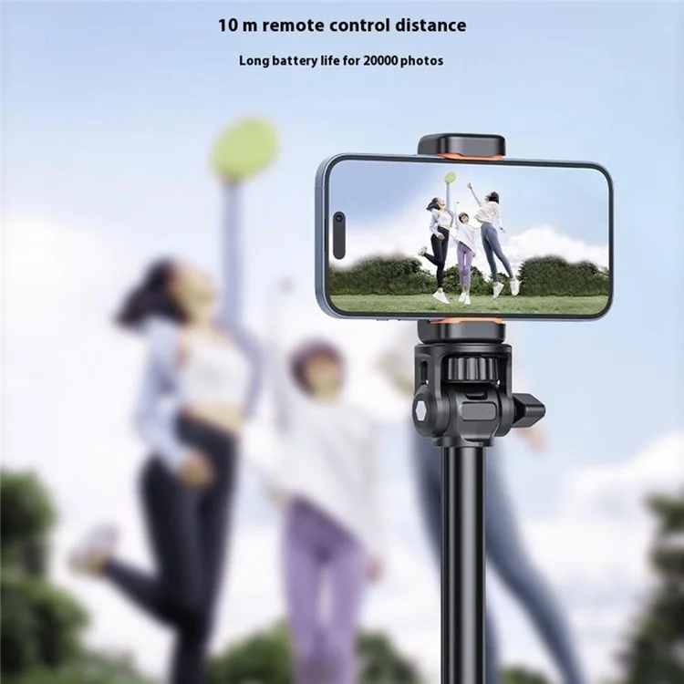 T01 Portable Tripod for Smartphone Bluetooth-Compatible Selfie Stick Multifunctional Live Streaming Stand