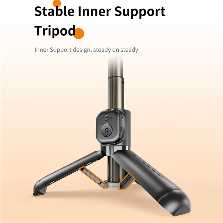 Q20 Aluminum Alloy Mini Bluetooth-Compatible Selfie Stick Tripod Stand with Wireless Remote