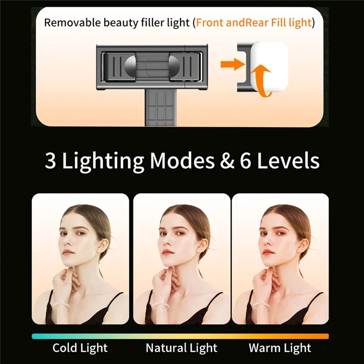 Q20 Aluminum Alloy Mini Bluetooth-Compatible Selfie Stick Tripod Stand with Wireless Remote