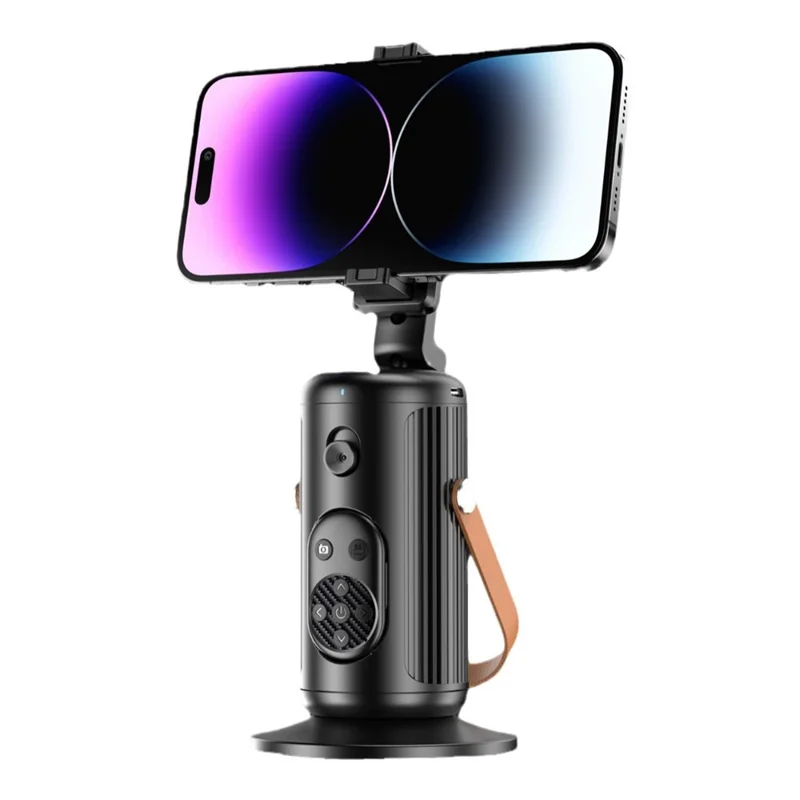 Q04 F1 Estabilizador de Gimbal Inteligente com IA para Transmissão ao Vivo, Rastreamento Facial e Controle Remoto + 1 Luz de Preenchimento