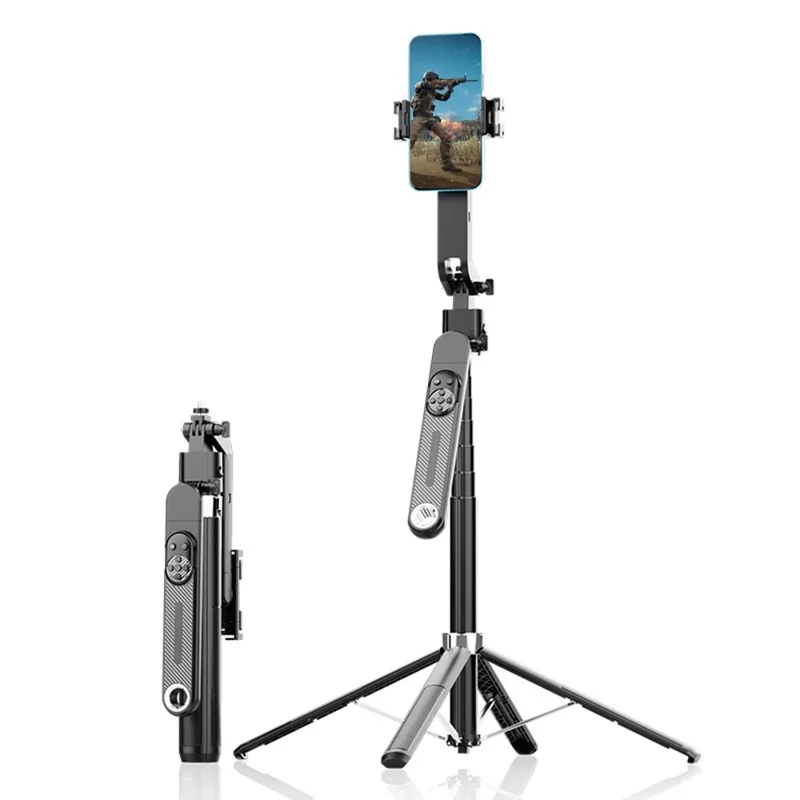 Q515TK Handyhalterung Selfiestick Ständer KI-Gesichtsverfolgung Gimbal Stabilisator für Livestreaming und Vlogging