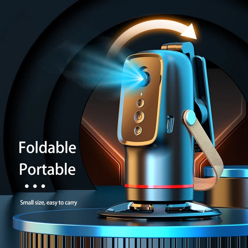 Q03 Estabilizador Inteligente de Gimbal com Rastreamento Facial AI de 360 Graus para Transmissão ao Vivo em Smartphones