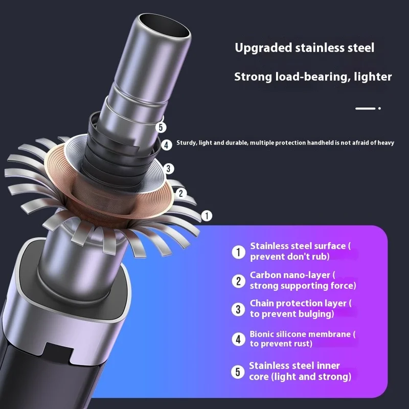 P18 Portable Travel Photography Live Streaming Selfie Stick Anti-Shake Gimbal 4-Leg Bracket - Black