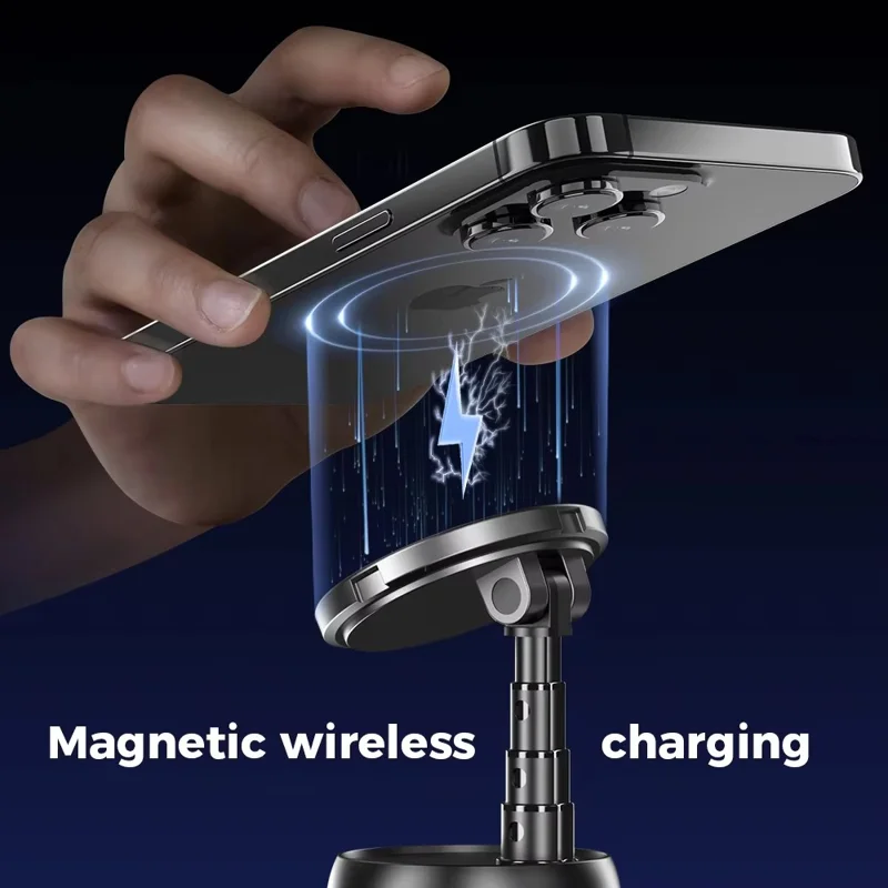 Q05 For Smartphone Magnetic Rechargeable Gimbal Stabilizer with 360° Rotation AI Face Tracking