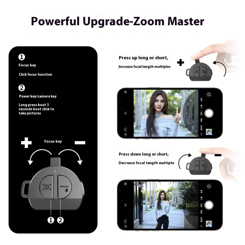 P15T Mini Portable Selfie Stick Extendable Bluetooth-compatible Tripod Stand with Dual Lights - White