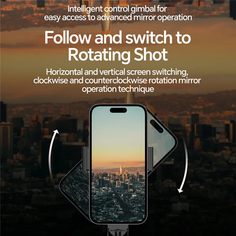 A6 Single Axis Multifunctional Stabilizer for Smartphones 790mm Extendable Bluetooth-compatible Tripod (No APP)
