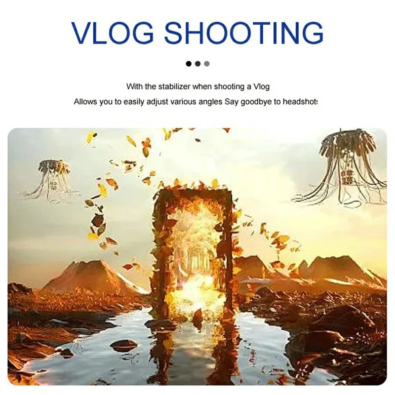 F11 For Smartphones AI Face Tracking Anti Shake Foldable 3 Axis Handheld Gimbal Stabilizer with App