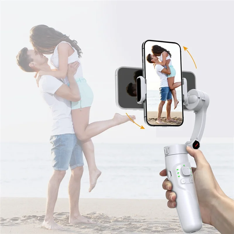 M1 Anti Shake Foldable 3 Axis Smartphone Gimbal Stabilizer Support Face Tracking Time Lapse Photograhy, with App
