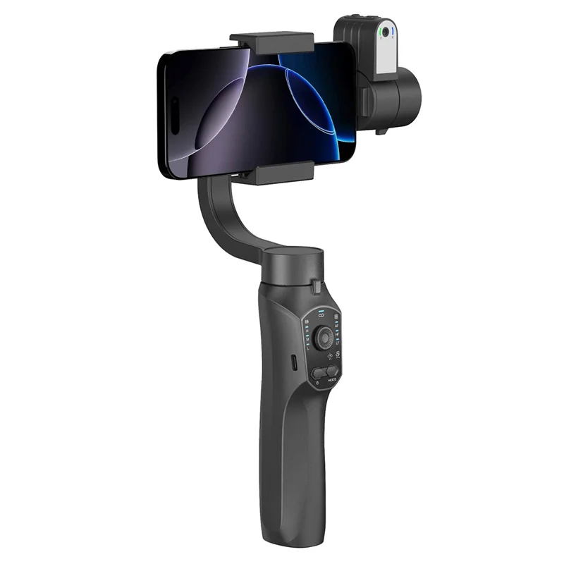 F10pro max AI Face Tracking 3 Axis Handheld Gimbal Stabilizer with App and Fill Light for Smartphones