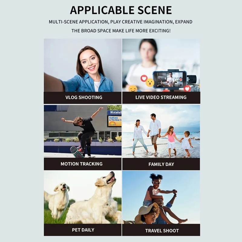 F10pro max AI Face Tracking 3 Axis Handheld Gimbal Stabilizer with App and Fill Light for Smartphones