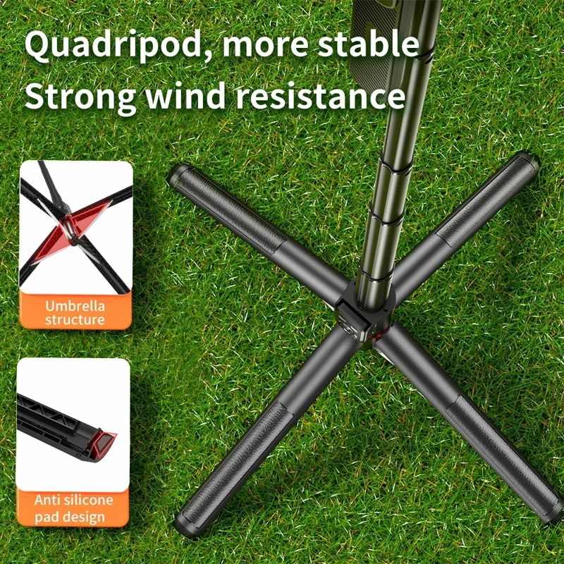P325 Bluetooth-Compatible Selfie Stick Dual Remote Control Phone Extendable Anti-Shake Gimbal Handle Stand