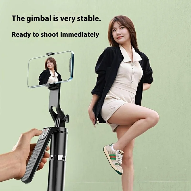 P180MAX Single V1 Fill Light Phone Selfie Stick 2.2m Extendable Live Streaming Foldable 4-Leg Stand