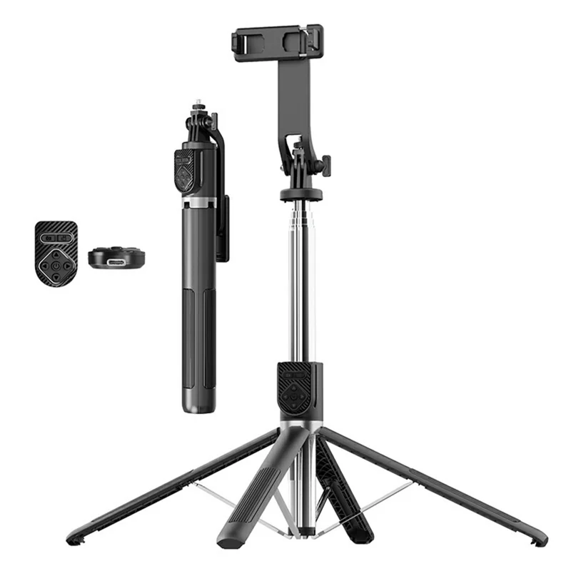 P230TK Bluetooth-Compatible Selfie Stick Smartphone Anti Shake Extendable Live Streaming Stand