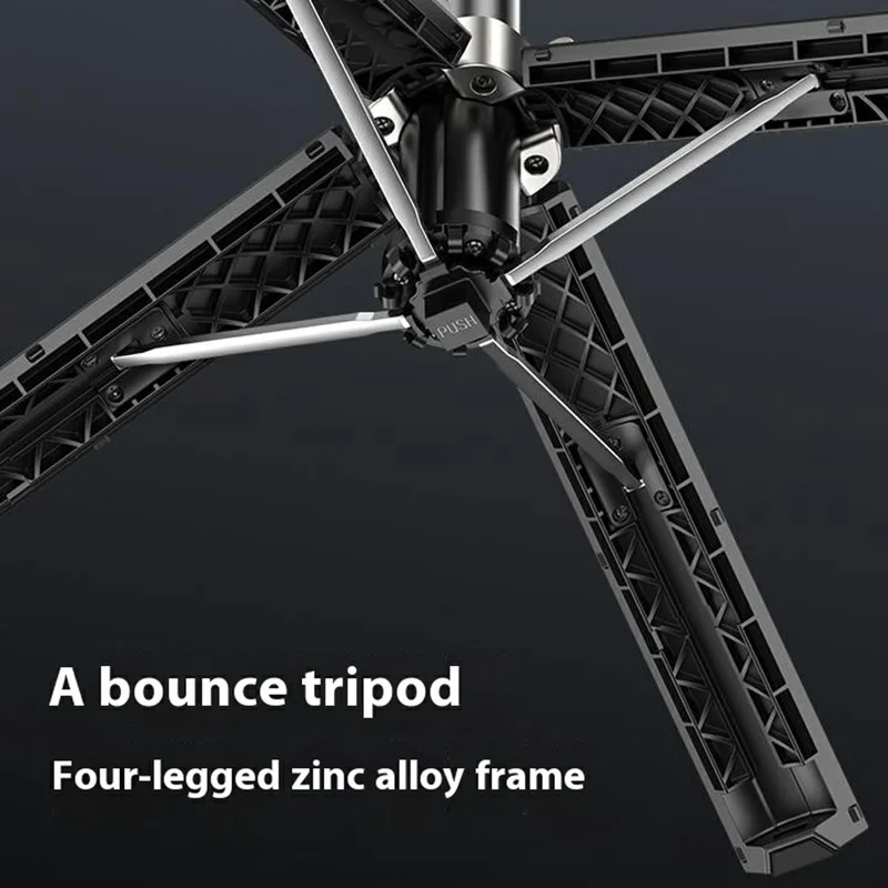 Q36 Anti Shake Handheld Gimbal Stabilizer for Smartphone Live Streaming 4 Leg Tripod with Remote
