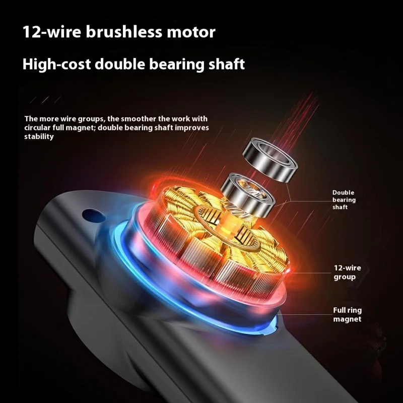 Stabilisateur de cardan portable à double éclairage Q36 anti-tremblement pour smartphone avec trépied à 4 pieds et télécommande