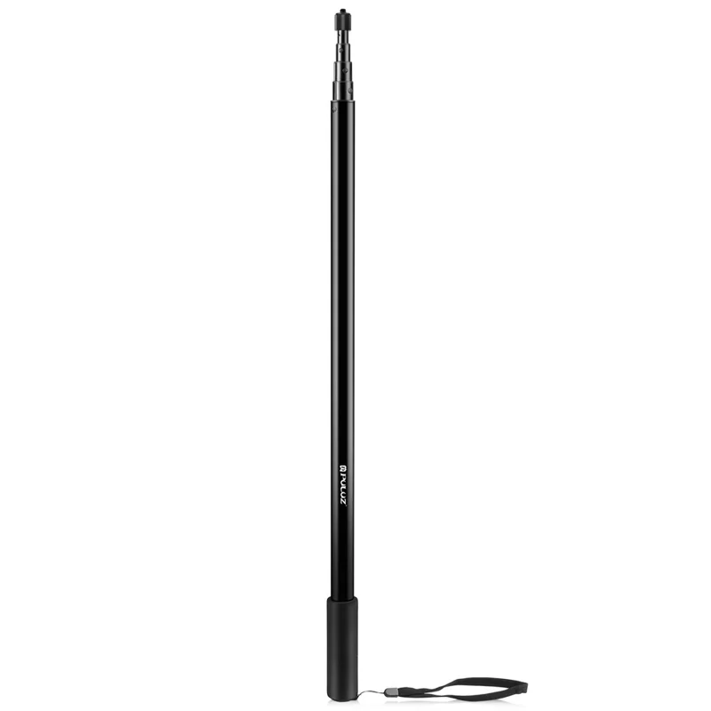 PULUZ PU642B 300cm Bullet Time Invisible Selfie Stick for Insta360 ONE RS / X3 / X2 Extension Rod with Hand Strap