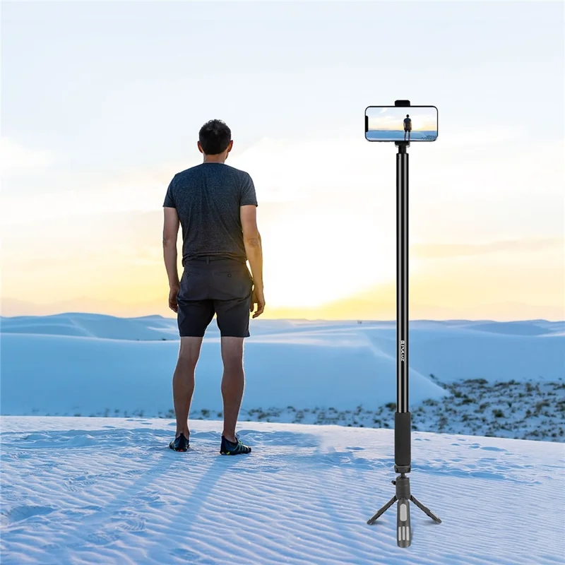 PULUZ PU642B 300cm Bullet Time Invisible Selfie Stick for Insta360 ONE RS / X3 / X2 Extension Rod with Hand Strap