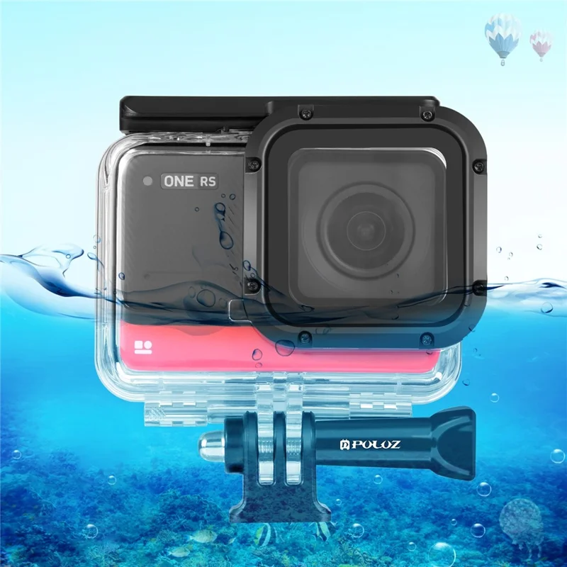 PULUZ PU591T For Insta360 ONE RS Camera Underwater Housing 60m Diving Protection Waterproof Case