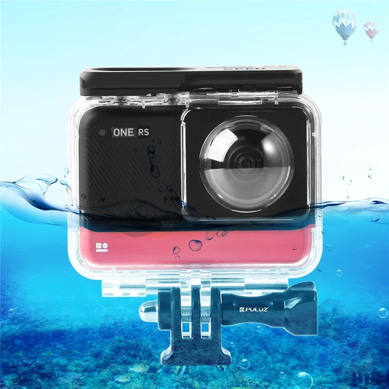 PULUZ PU803 For Insta360 ONE RS Twin Edition Camera Underwater Housing 30m Diving Waterproof Case