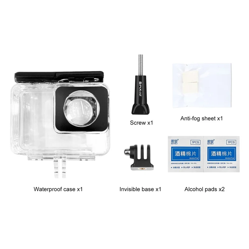 PULUZ PU803 For Insta360 ONE RS Twin Edition Camera Underwater Housing 30m Diving Waterproof Case