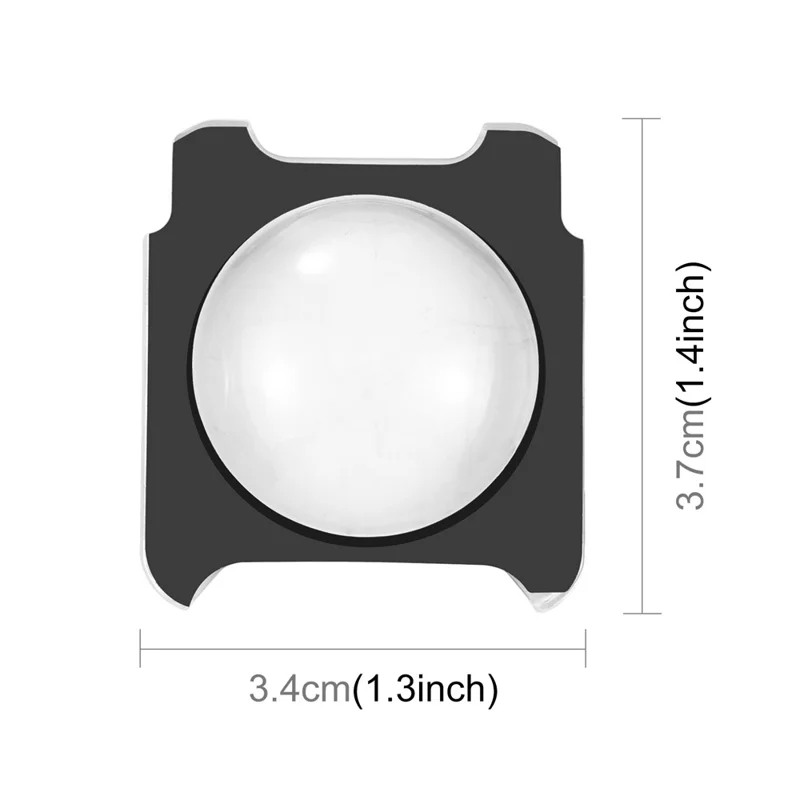 PULUZ PU586B 2Pcs for Insta360 ONE R / RS / Sphere Panoramic Lens Protector Anti Scratch Dustproof Lens Cover