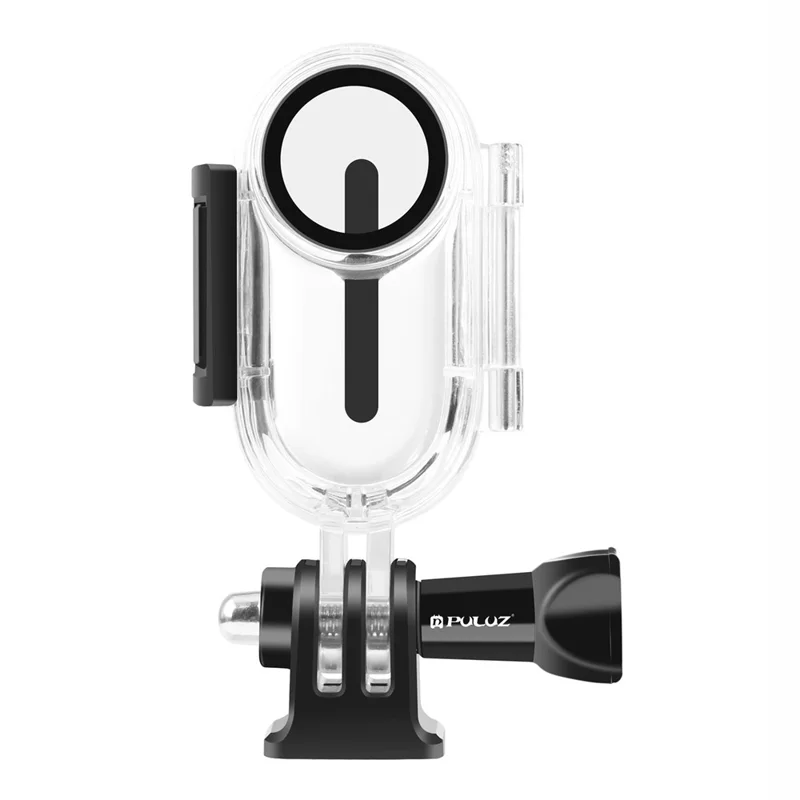 PULUZ PU556T Carcasa Sumergible de 30 m para Cámara Insta360 GO 2 para Buceo y Surf