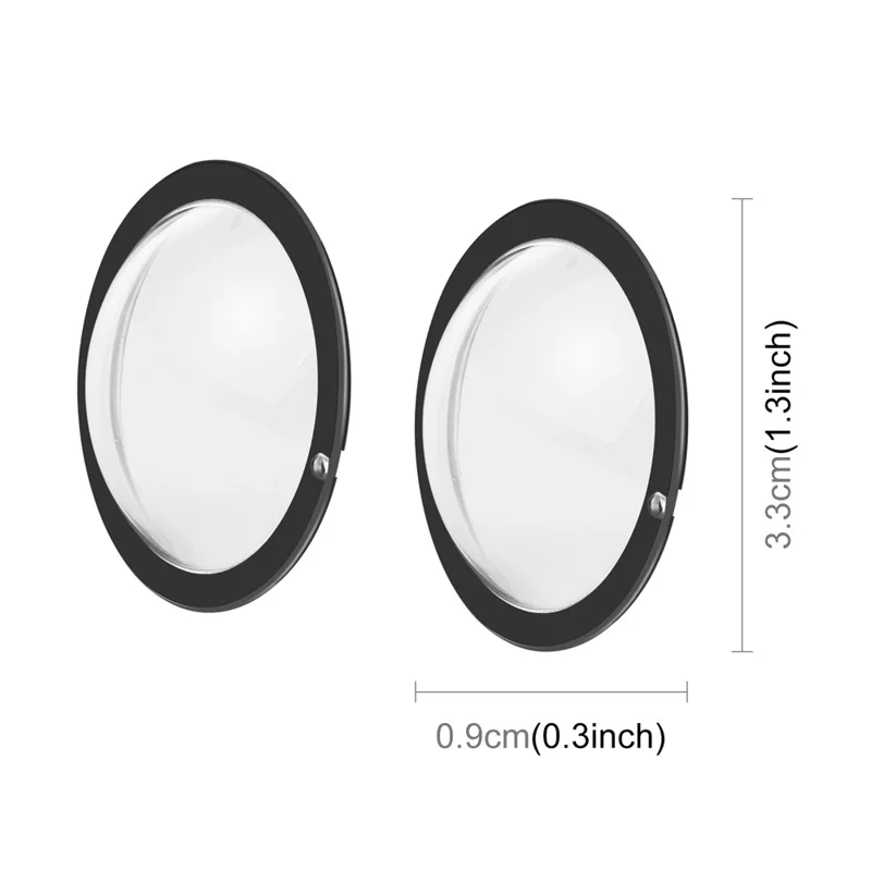 PULUZ PU552B 2Pcs For Insta360 One X2 Panoramic Camera Lens Guard Anti Scratch Lens Protective Cover