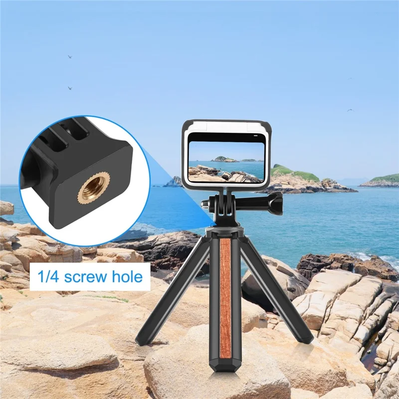 PULUZ PU881B For Insta360 GO 3 Camera Battery Case Heat Dissipation Plastic Protective Frame