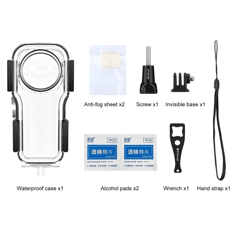 PULUZ PU801 For Insta360 ONE RS 1-Inch 360 Edition Underwater Housing 40m Waterproof Protective Case