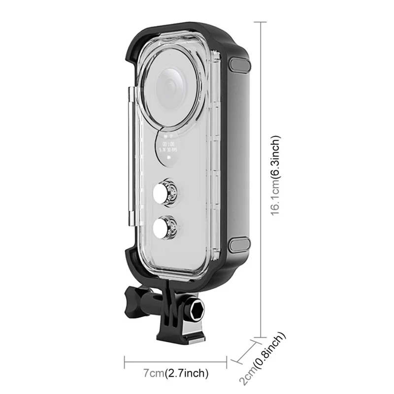 PULUZ PU400 For Insta360 ONE X Panoramic Camera Waterproof Case 30m Underwater Protection Shell