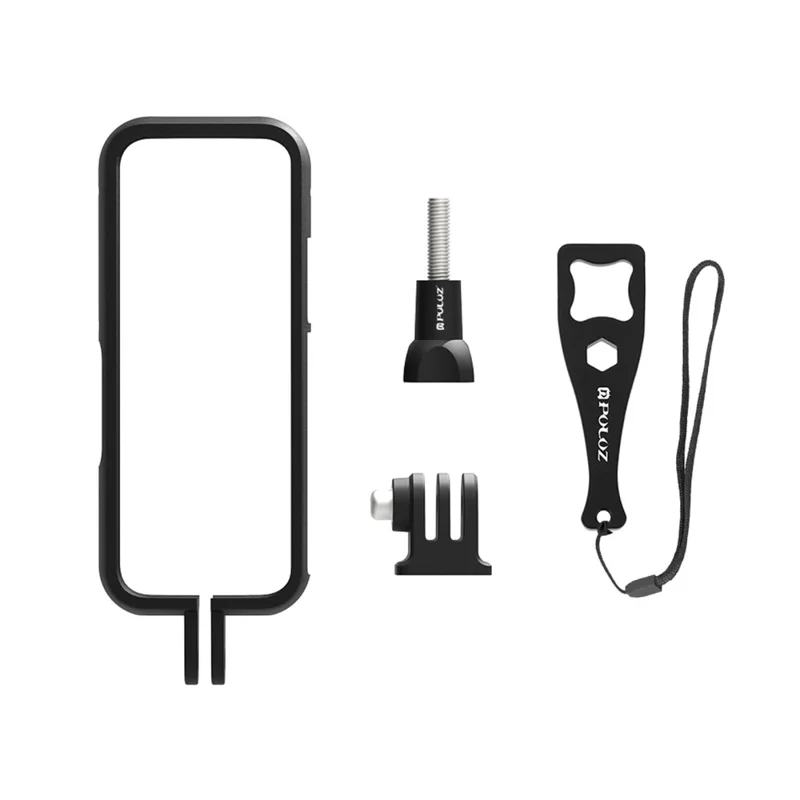 PULUZ PU804B For Insta360 X3 Camera ABS Plastic Protective Frame with Battery Access