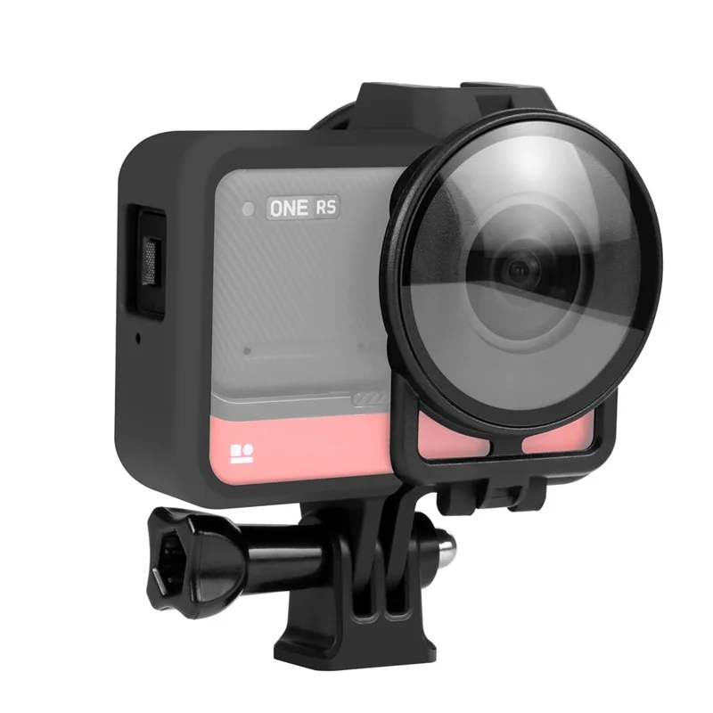 PULUZ PU593B For Insta360 ONE RS Twin Edition 2Pcs Camera Lens Protector with Plastic Protection Frame