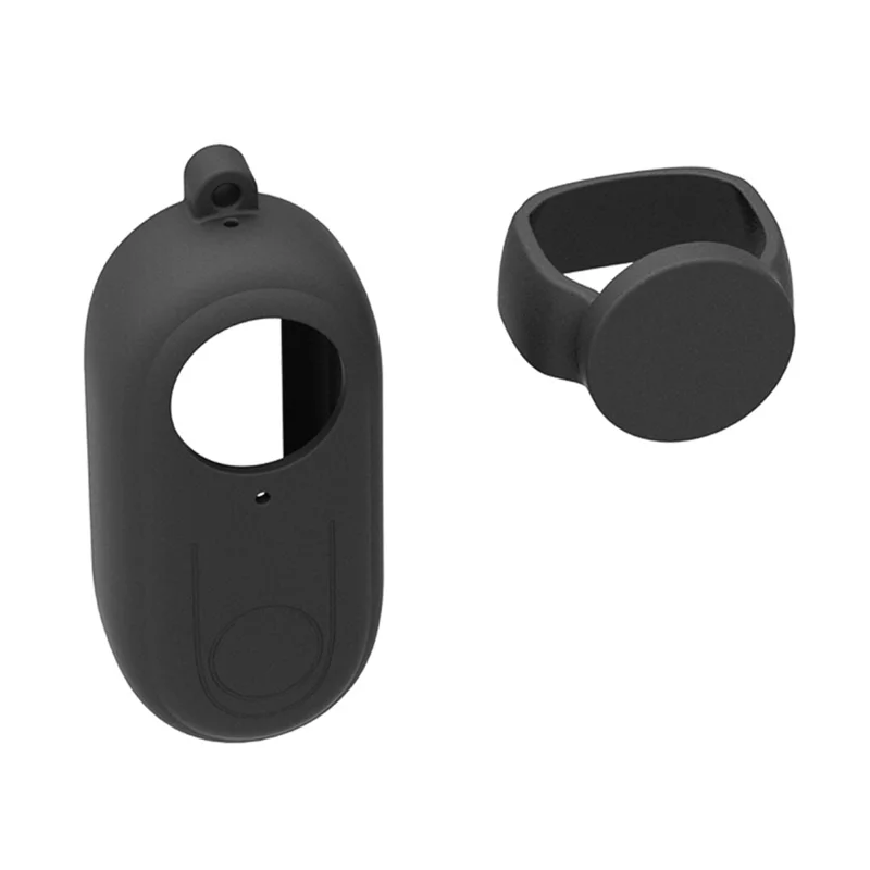PULUZ PU557 For Insta360 GO 2 Thumb Camera Body Lens Silicone Protective Case Dust Scratch Resistant Cover - Black