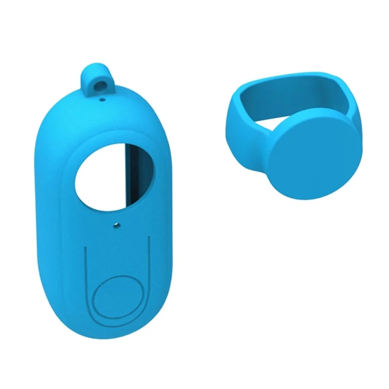 PULUZ PU557 For Insta360 GO 2 Thumb Camera Body Lens Silicone Protective Case Dust Scratch Resistant Cover - Blue