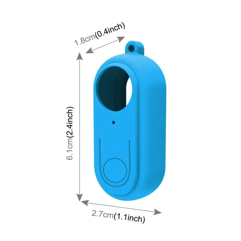 PULUZ PU557 For Insta360 GO 2 Thumb Camera Body Lens Silicone Protective Case Dust Scratch Resistant Cover - Blue