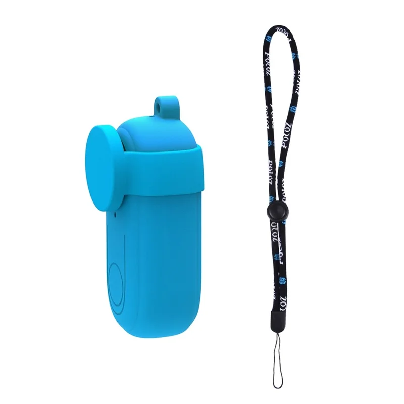 PULUZ PU557 For Insta360 GO 2 Thumb Camera Body Lens Silicone Protective Case Dust Scratch Resistant Cover - Blue