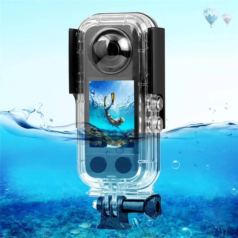 PULUZ PU820 For Insta360 X3 Waterproof Case 30m Underwater Protection Diving Housing