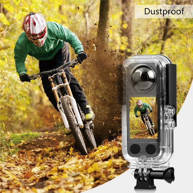 PULUZ PU820 For Insta360 X3 Waterproof Case 30m Underwater Protection Diving Housing