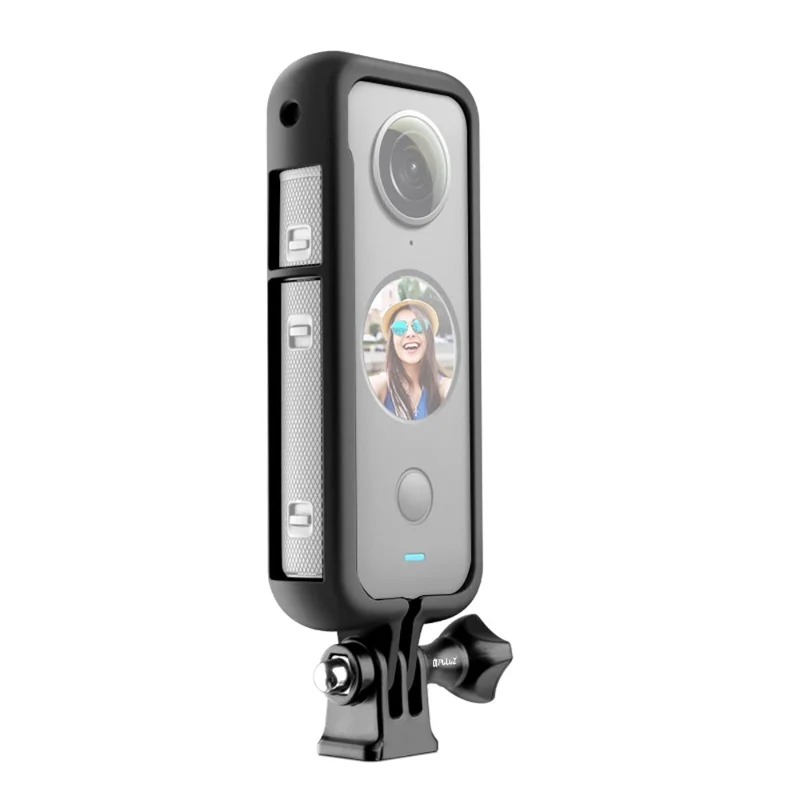 PULUZ PU587B For Insta360 ONE X2 Panoramic Camera Protective Frame PC Plastic Shockproof Shell