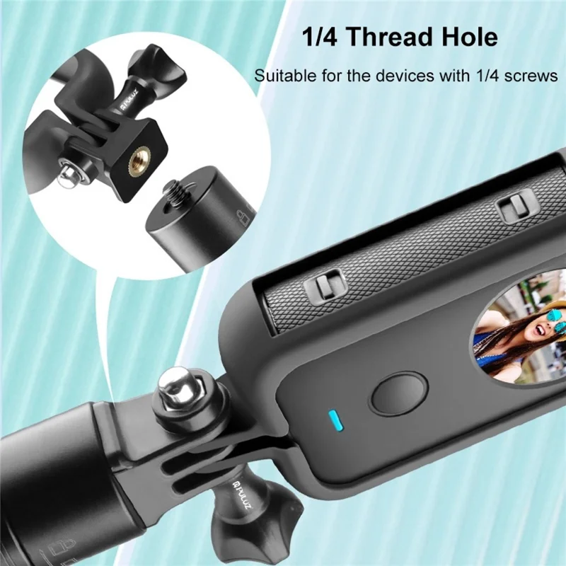 PULUZ PU587B For Insta360 ONE X2 Panoramic Camera Protective Frame PC Plastic Shockproof Shell