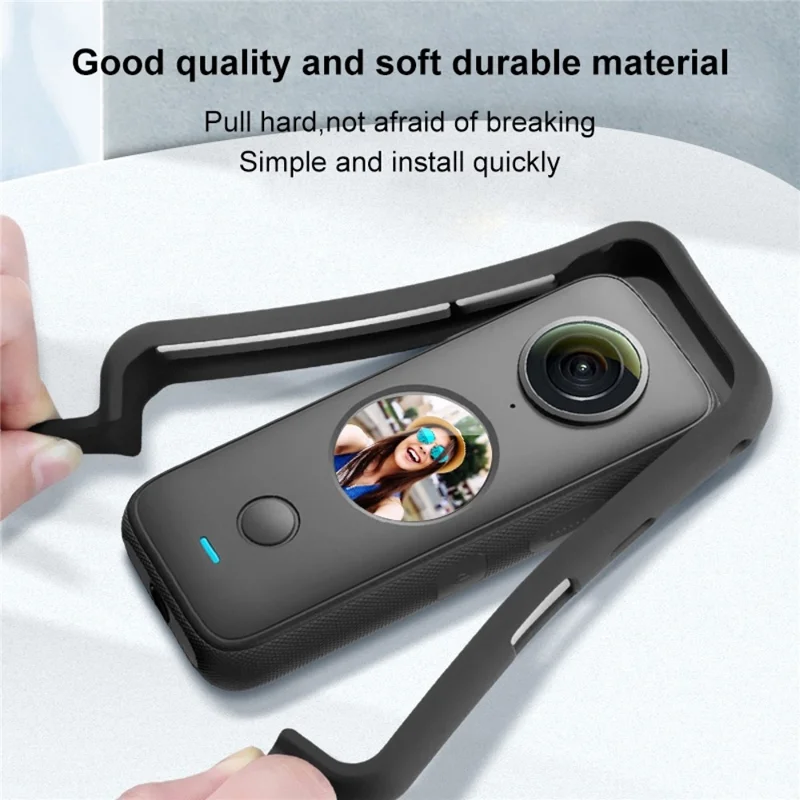 PULUZ PU587B For Insta360 ONE X2 Panoramic Camera Protective Frame PC Plastic Shockproof Shell