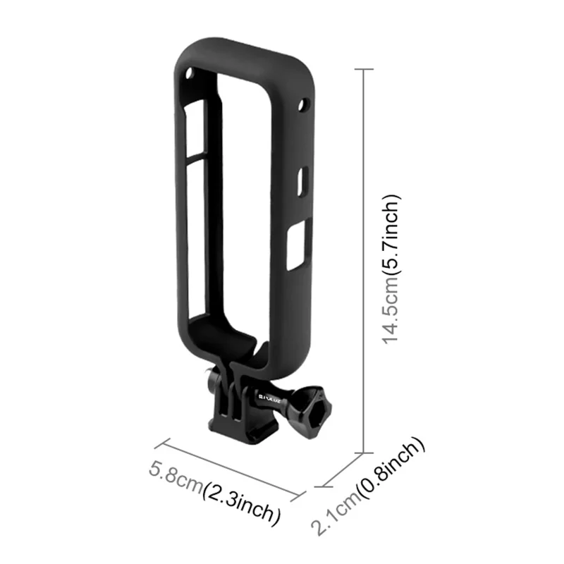 PULUZ PU587B For Insta360 ONE X2 Panoramic Camera Protective Frame PC Plastic Shockproof Shell